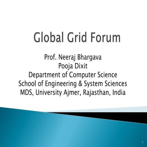 Overview of grid computing
