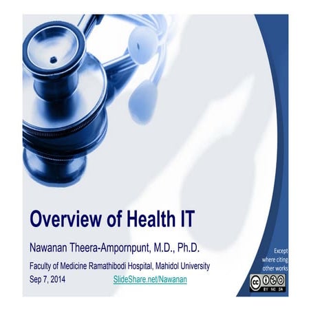 Overview of Health IT