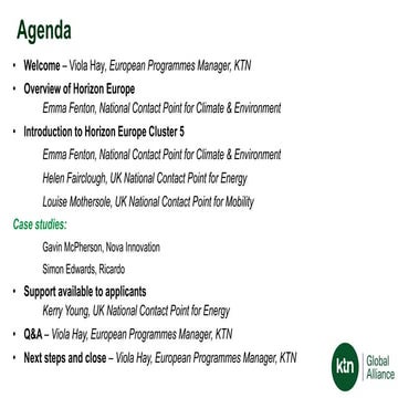 Overview of Horizon Europe Clusters - Webinar Series | Climate, Energy & Mobi...