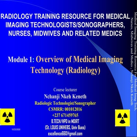 Introduction to Radiologic Technologist and healthcare | PPTX