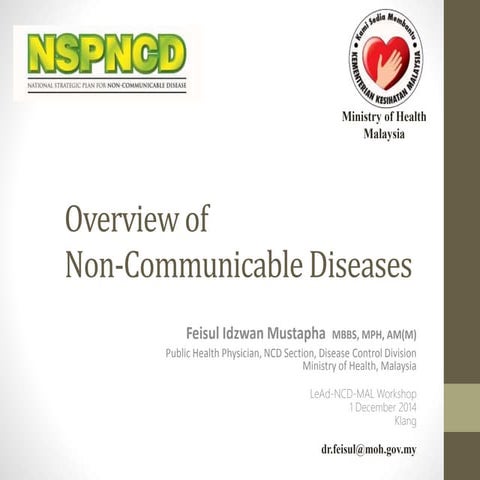 Overview of Non-Communicable Diseases