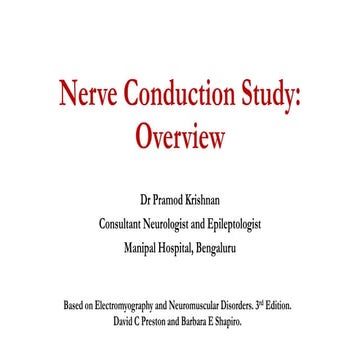 Overview of Nerve Conduction Study
