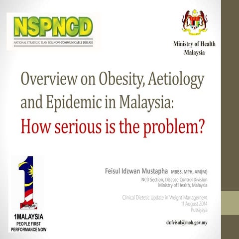 Overview of obesity in Malaysia