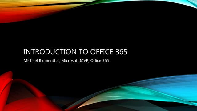 Overview of Office 365