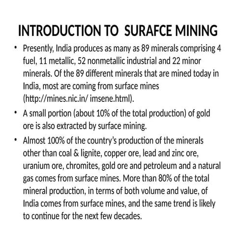 Surface mining planning and design of open pit mining | PDF