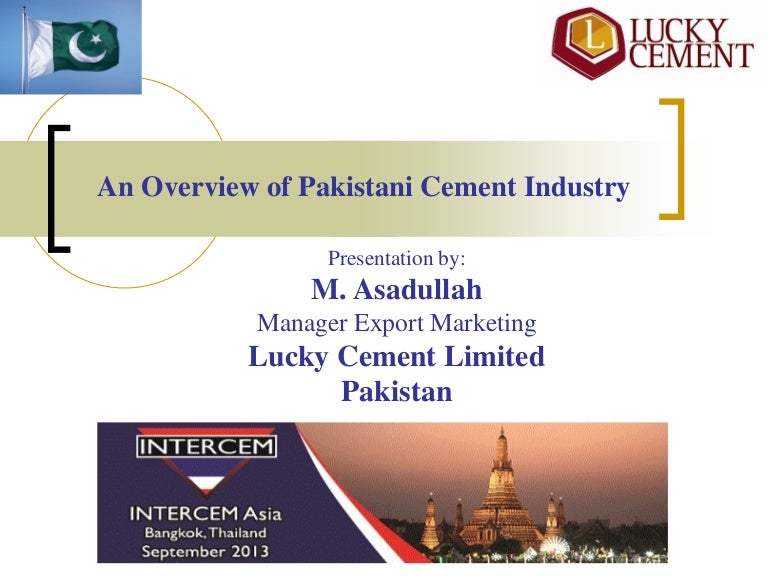 Overview of Pakistani Cement Industry
