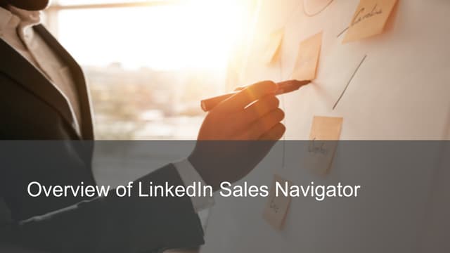 Introducing the new LinkedIn Sales Navigator | PDF