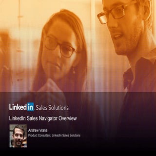 Overview of LinkedIn Sales Navigator