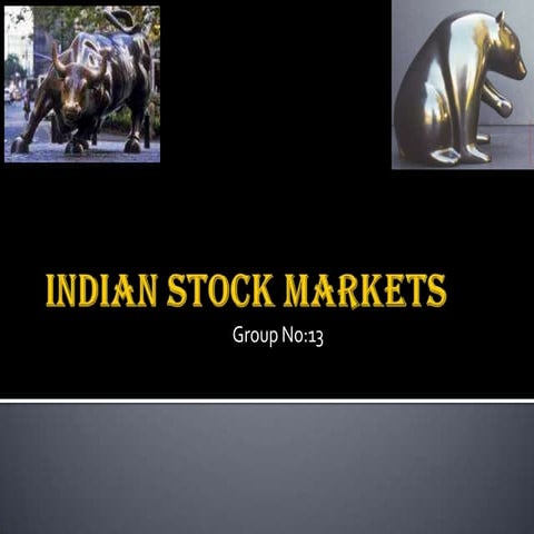 Overview Of Indian Stock Market