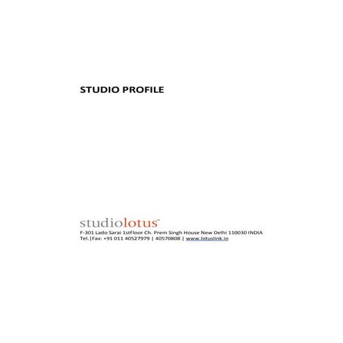 Studio lotus Profile