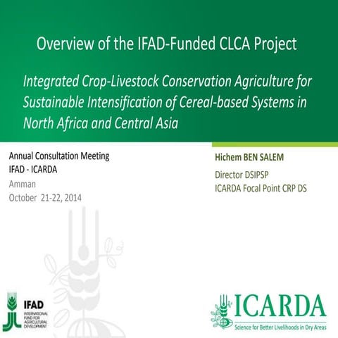 Overview of the ifad funded clca project