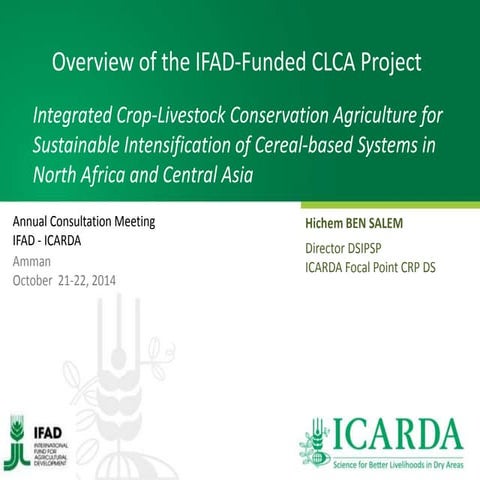 Overview of the ifad funded clca project 