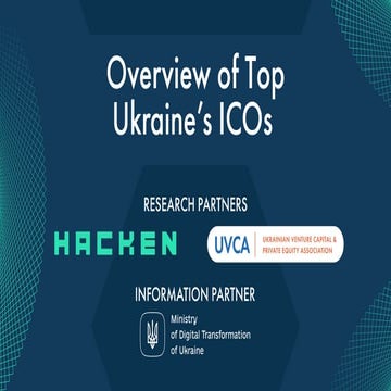 Overview of Top Ukraine's ICOs