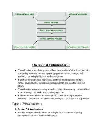 overview of Virtualization, concept of Virtualization
