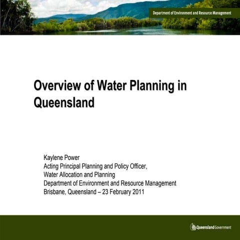 Water resources planning and development m5 | PPTX