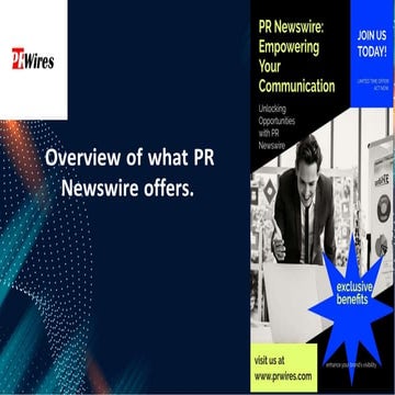 How Much Does Pr Newswire Cost Overview of what PR Newswire offers..pptx