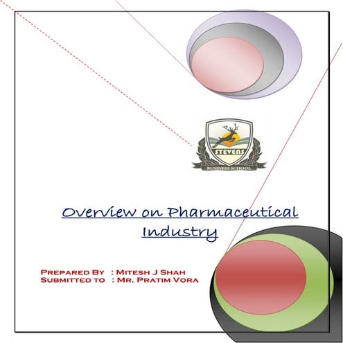 Overview on pharmaceutical industry