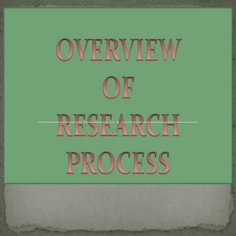 Basic research terminology | PPTX
