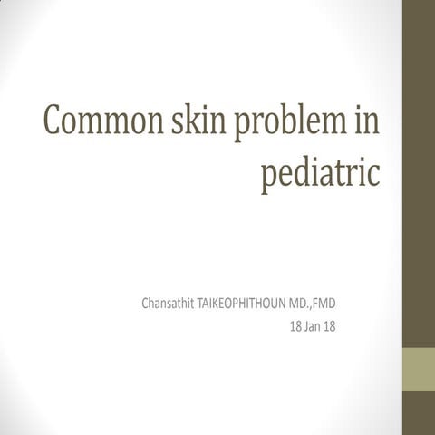 Overview skin disease &amp; impetigo ping