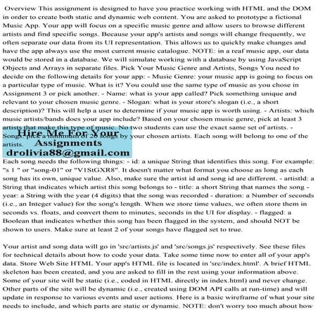  Overview This assignment is designed to have you practice working wit.pdf