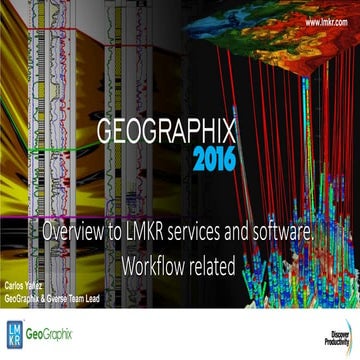 Overview to LMKR Services and Software. Workflow related 2017 | PDF