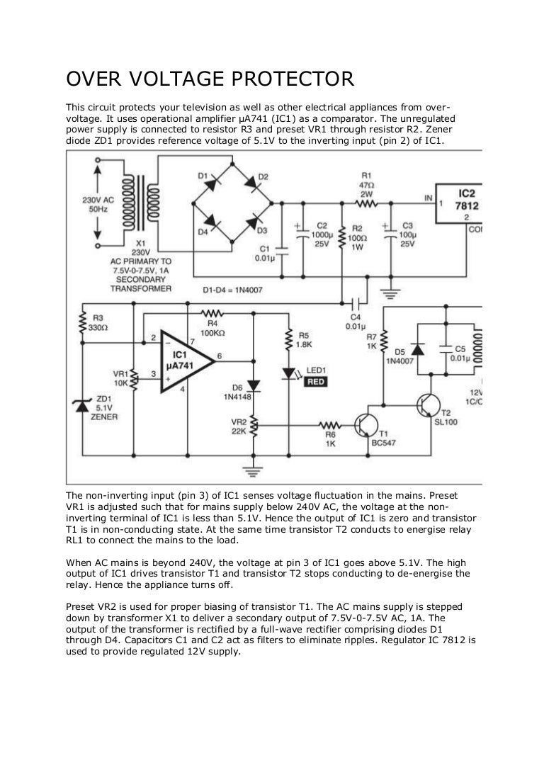 Over voltage protector circuit