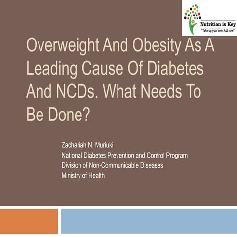 obesity and its prevention.pptx community medicine. | PPTX