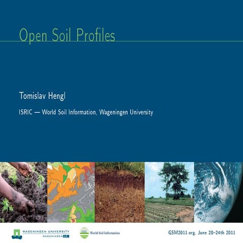 Open Soil Profiles - testbed data portal for storing soil profile data