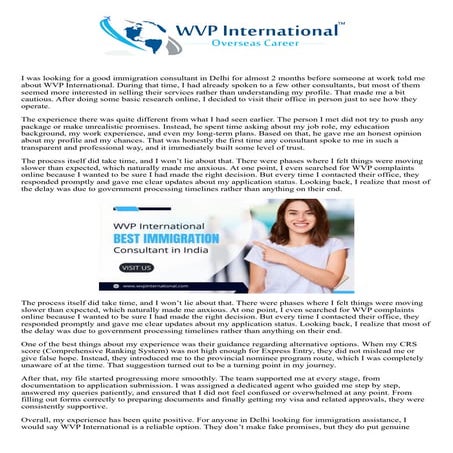 WVP International Immigration & Experts | PDF