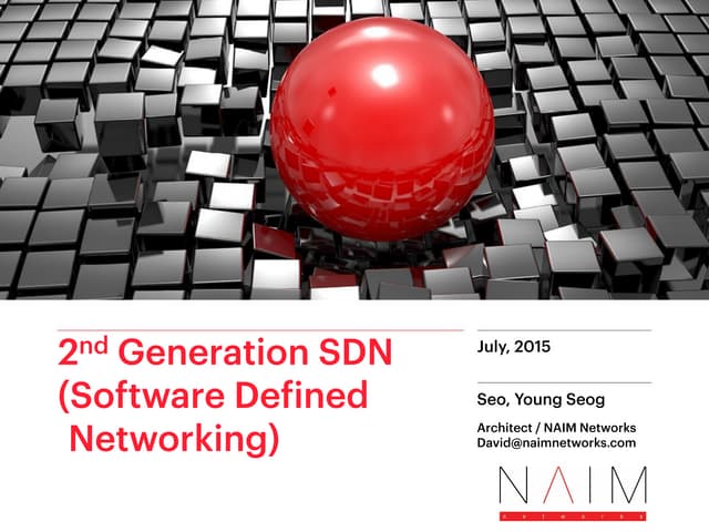 9th SDN Expert Group Seminar - Session4