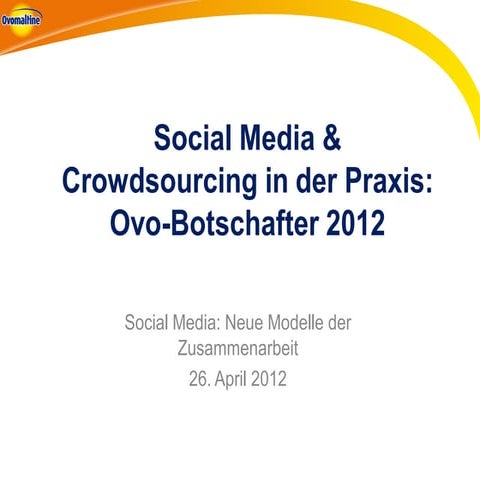 Ovo-Botschafter 2012