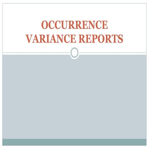 Ovr ,near miss,sentinel event report