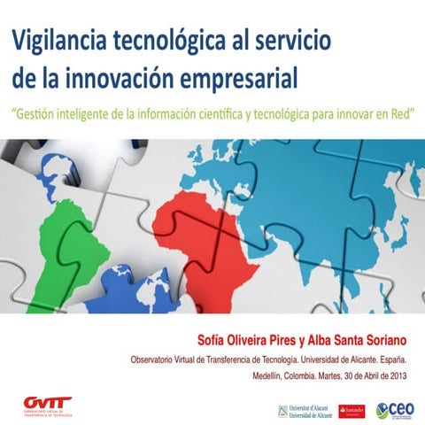 OVTT: Vigilancia tecnológica al servicio de la innovación empresarial