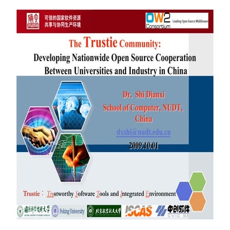 Ow2 Open World Forum09 Trustie Project