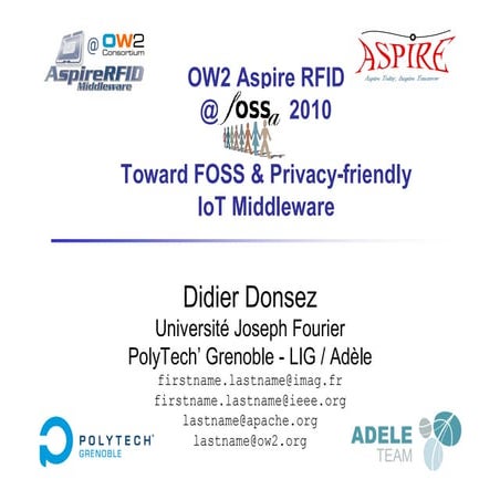 Ow2 aspire - RFID - fossa2010