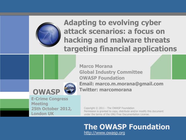 Owasp e crime-london-2012-final