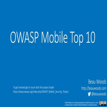 Owasp top-10-mobile-risks-v-1-3 publish