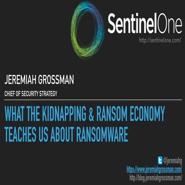 Ransomware is Here: Fundamentals Everyone Needs to Know | PDF