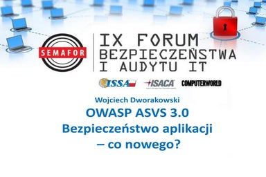 Owasp asvs 3.0   co nowego w bezpieczeństwie aplikacji