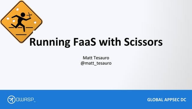 Running FaaS with Scissors