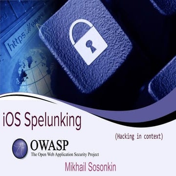 OWASP: iOS Spelunking