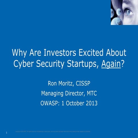 Why Are Investors Excited About Cyber Security Startups, Again?