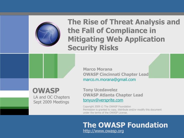 Security Compliance Web Application Risk Management
