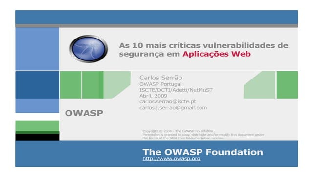 OWASP Top Ten 2004