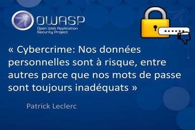 OWASP Québec - octobre 2016 - présentation sur les mots de passe