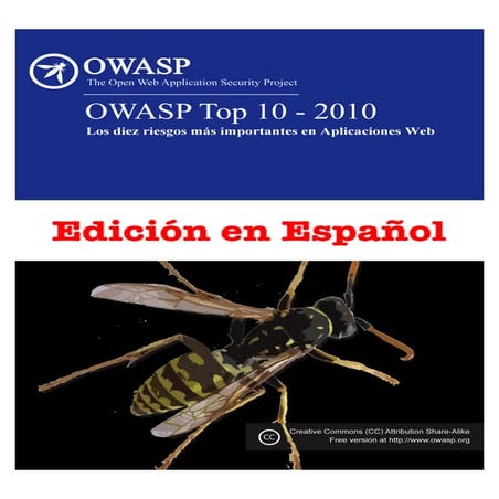 Owasp top 10   2010 final (spanish)