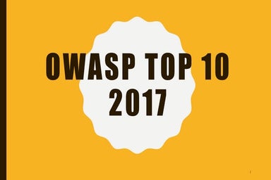 OWASP Top 10 2017