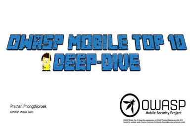 OWASP Mobile Top 10 Deep-Dive