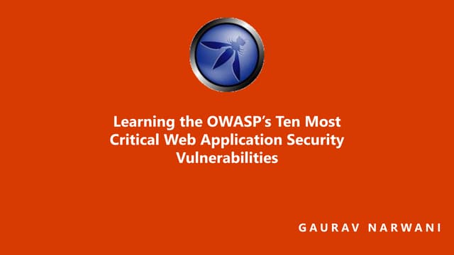 Owasp Top 10
