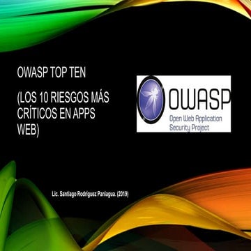 Owasp top ten 2019